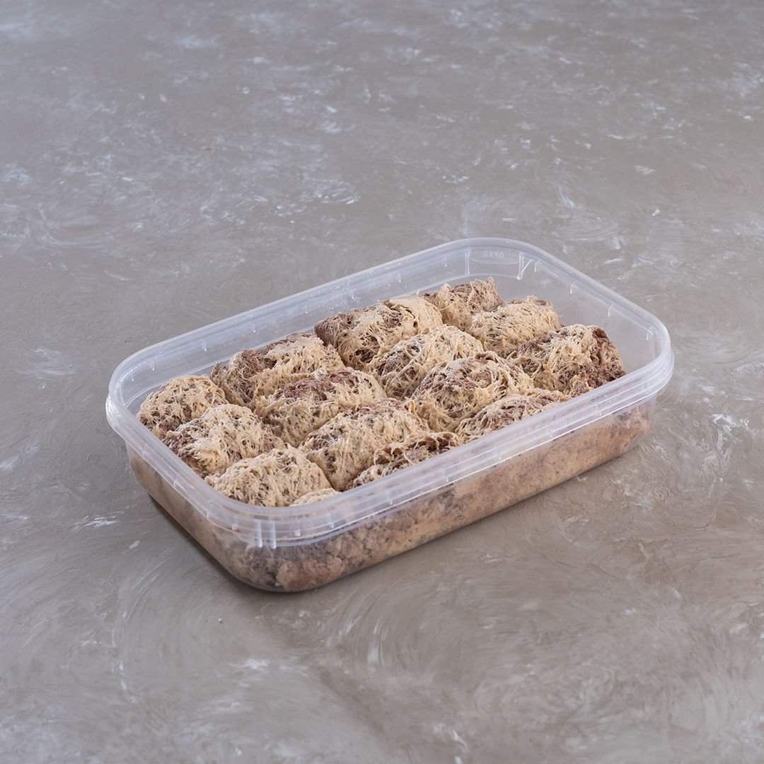 KAKAOLU TAHİN HELVASI 500GR. ''BAKLAVA DİLİMLİ''