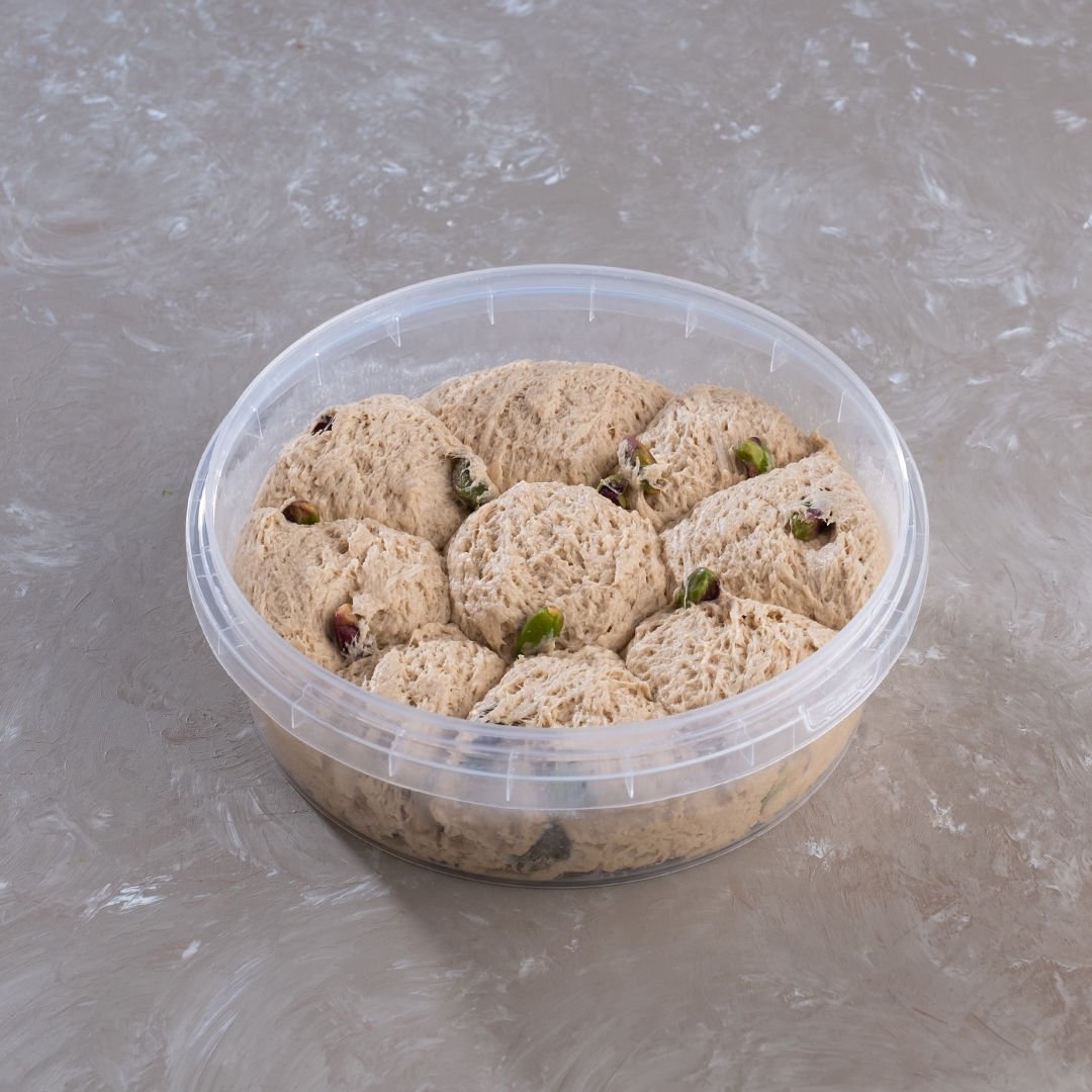 ANTEP FISTIKLI TAHİN HELVASI 500GR. ''KOVA''