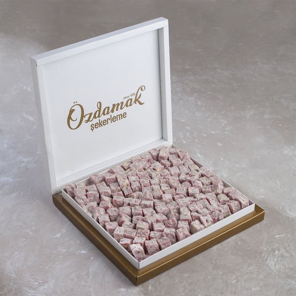 ANTEP FISTIKLI NAR AROMALI ÇİFTE KAVRULMUŞ ''PUDRA ŞEKERLİ''