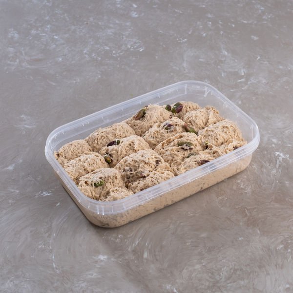 ANTEP FISTIKLI TAHİN HELVASI 500GR. ''BAKLAVA DİLİMLİ''