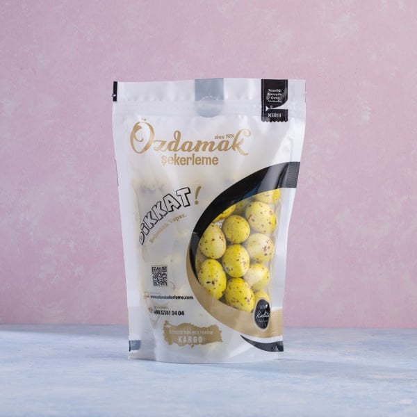 BILDIRCIN YUMURTASI KARAMELLİ DRAJE